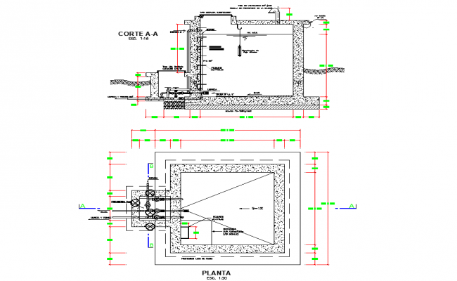 T Beam Plan And Elevation Detail Dwg File - Cadbull