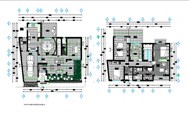 2D Drawing Bungalow Elevation Design AutoCAD File - Cadbull