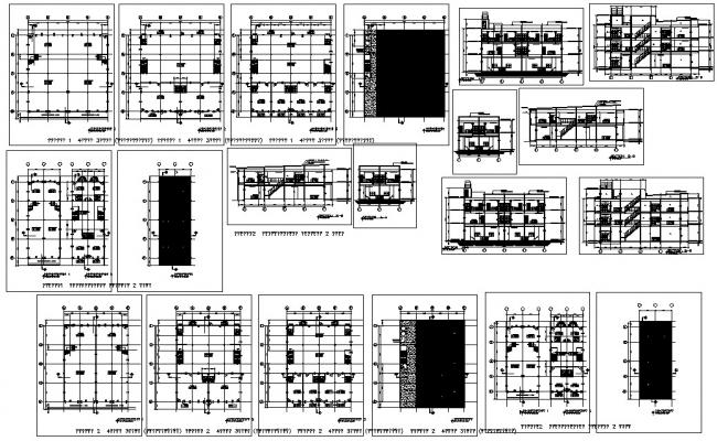 Brief Section explanation of the Office building ,Download the DWG file ...