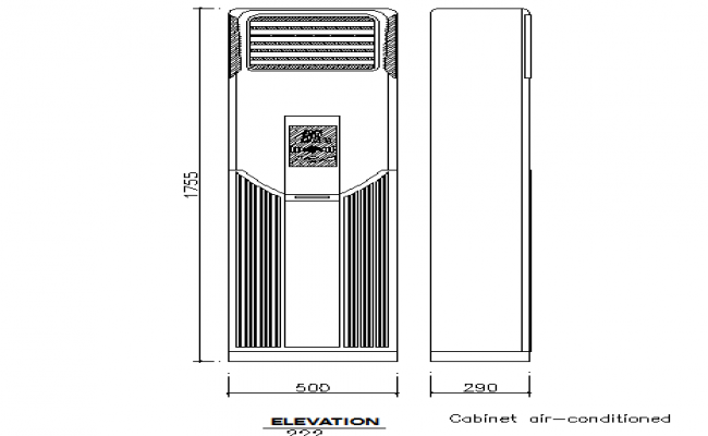 Mounting of single phase transformer plan detail dwg file