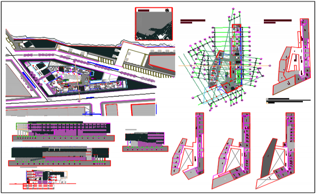 office 2d elevation details dwg file - Cadbull