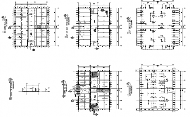 Column construction and sink installation details of office building ...