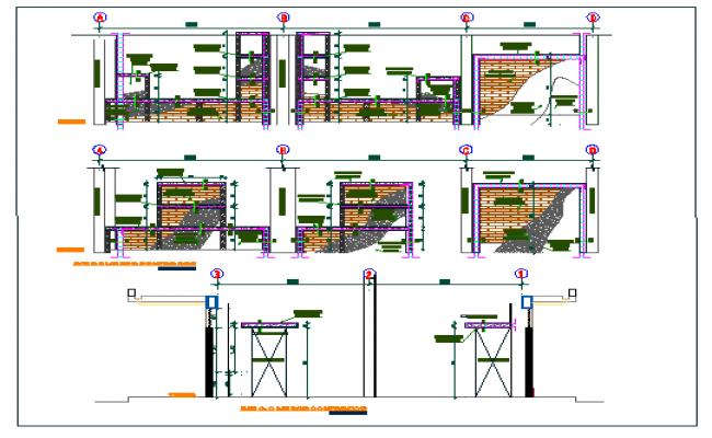 Internet cafe store areas distribution plan cad drawing details dwg ...