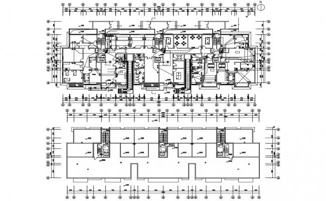 Layout plan detail dwg file - Cadbull