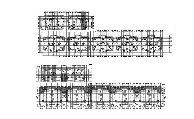 Multi Floor Parking Layout Section Cad Drawing - Cadbull