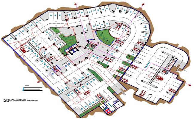 Basement Parking Layout Plan CAD Drawing Download - Cadbull