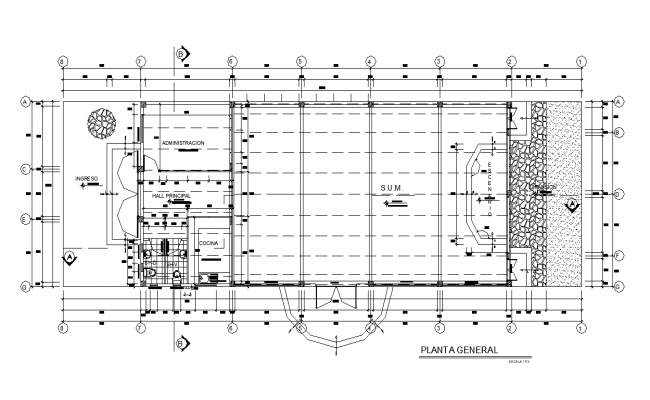 Veranda outlet dwg file - Cadbull