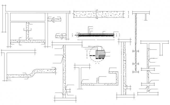 Concrete Slab Blocks DWG File - Cadbull