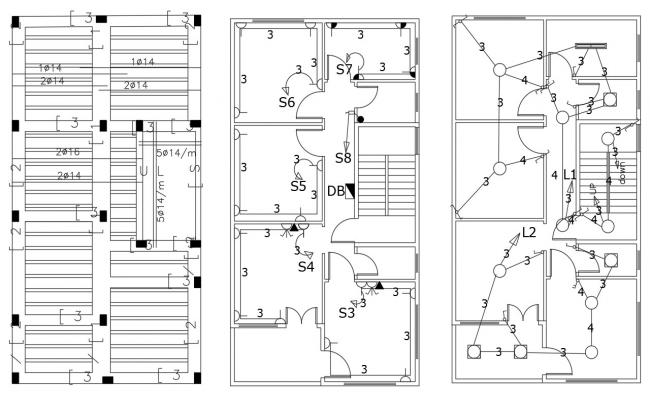 Shop Electrical Layout Plan With Diagram - Cadbull