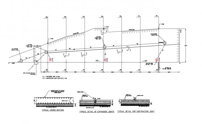 Drawing of construction details of building autocad file - Cadbull