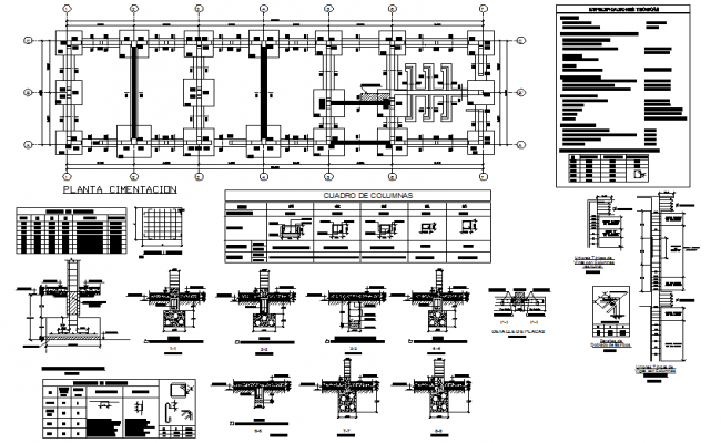 Upper view detail in the dimension and naming detail dwg file - Cadbull