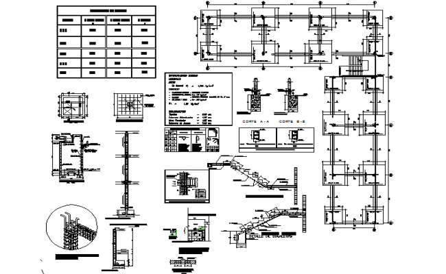 Construction details reinforced concrete detail dwg file