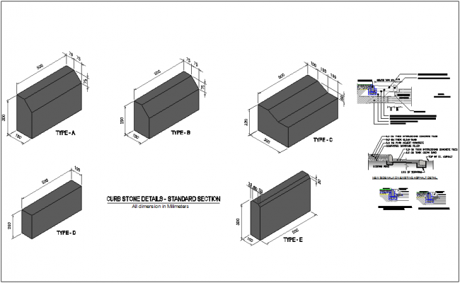 construction-view-of-curb-stone-detail-dwg-file