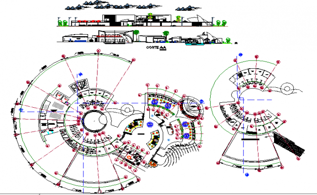 Detail of supermarket project plan detail dwg file. - Cadbull