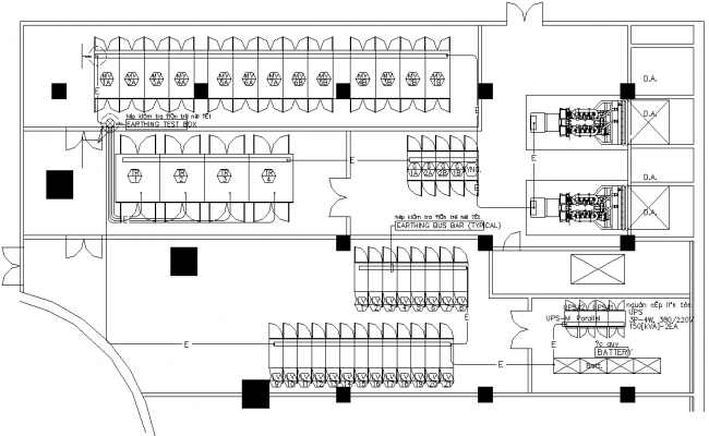 MDF Rack Elevation DWG File - Cadbull