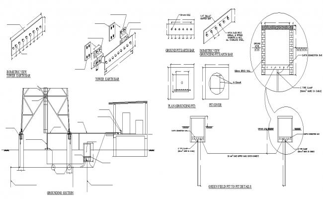 RCC Path way with Garden detail dwg file - Cadbull