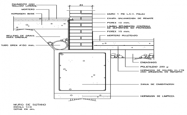 Detail of elevator pit - Cadbull