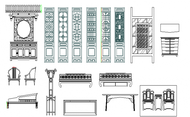 Outdoor wooden seating bench detail dwg file - Cadbull