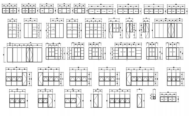 Drawing Of Window Elevation 2d Details Autocad File Cadbull   Door And Window Elevation Design CAD File Download  Fri Nov 2019 11 46 35 