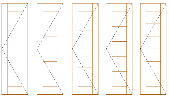 Modern door handle plan detail dwg file. - Cadbull