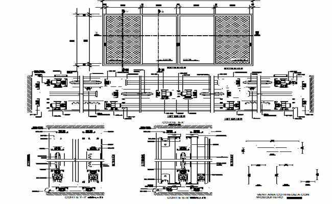 Schedule window framing plan and window framing plan elevation detail ...