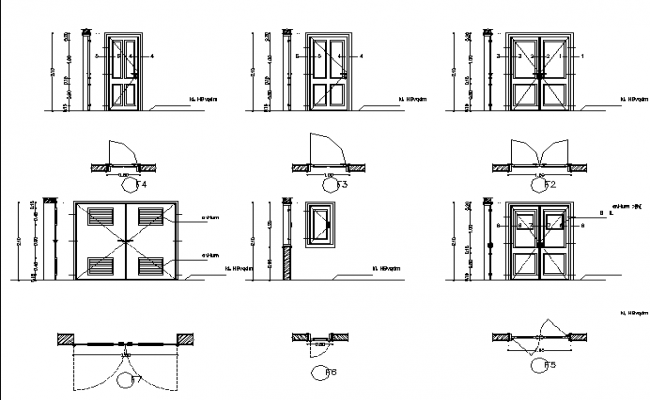 Window with louver plan detail dwg file. - Cadbull