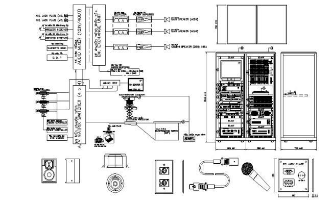 MRI scan machine of clinic cad drawing details dwg file - Cadbull