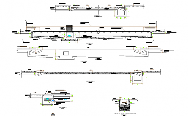 Section plumbing design detail plan detail dwg file - Cadbull