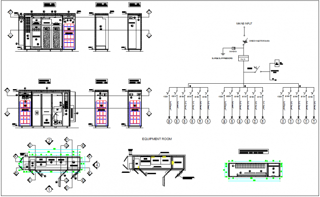 2d cad drawing of house electrical layout autocad software - Cadbull