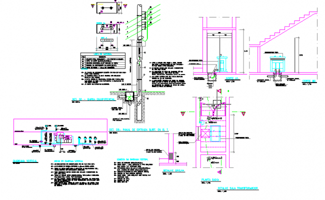 Typical sump construction details dwg file - Cadbull