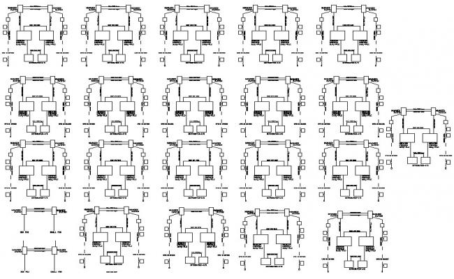 Electrical circuits diagram 2d view autocad file - Cadbull