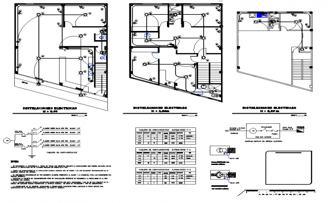 Basement parking system electrical fitting block detail 2d view layout ...