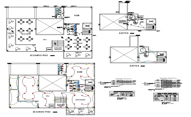 Building electrical wiring installation detail plan 2d view layout file