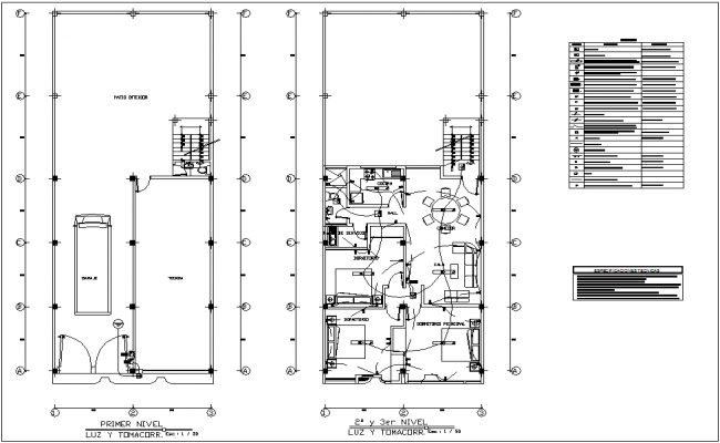 Electrical installation plan of house dwg file