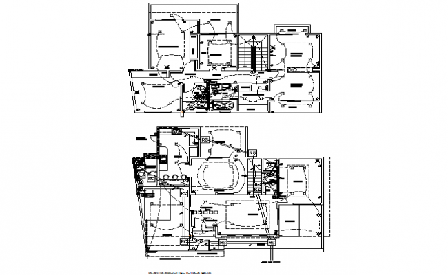 Electrical layout plan dwg file - Cadbull