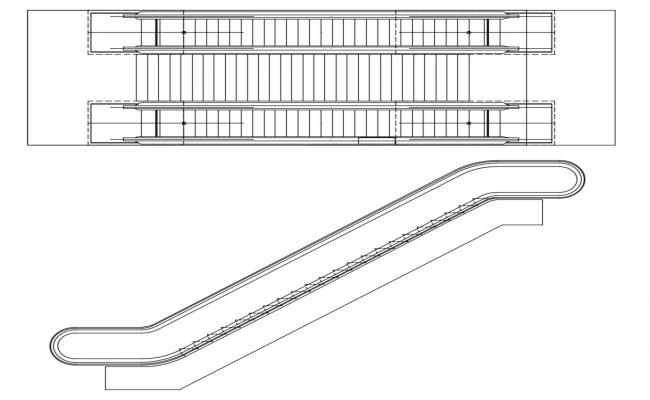 Lift elevation elevation detail dwg file - Cadbull