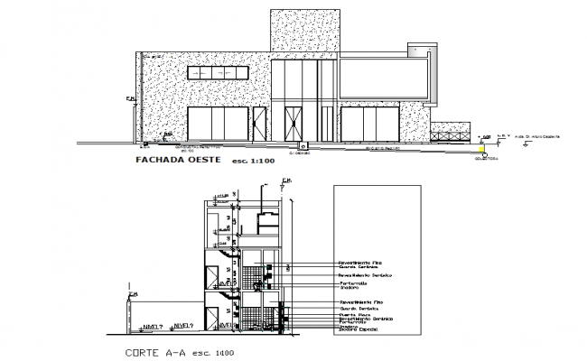 Bank branch building plan detail view dwg file - Cadbull