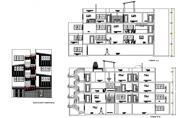 House Layout plan detail - Cadbull