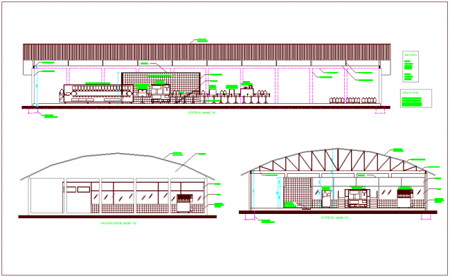 oat flaking production building dwg file - Cadbull