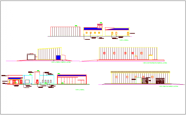 oat flaking production building dwg file - Cadbull