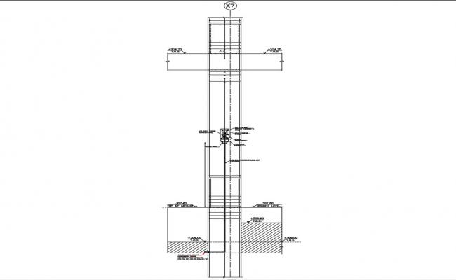 Light house elevation and section autocad file - Cadbull