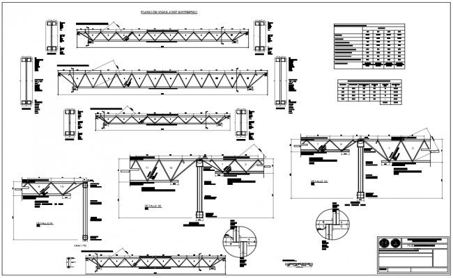 Ceiling steel structure view dwg file