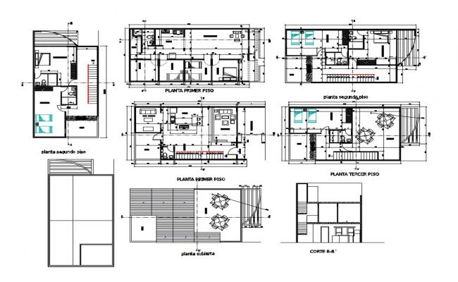 AutoCAD  file  of two bedroom G 1  House  plan  Download the 