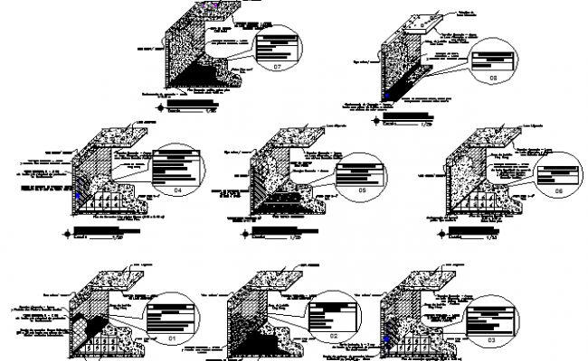 Sectional View Of Trench Construction View Dwg File Cadbull