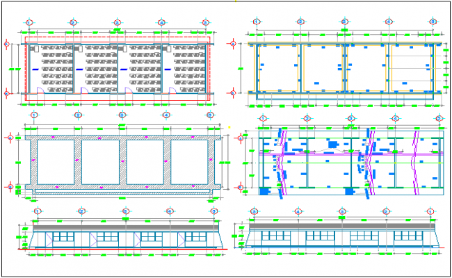 Barcelona pavilion wall construction plan dwg file - Cadbull