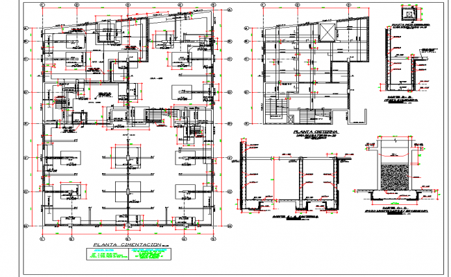 Wall section detail with foundation details and floor divided naming ...