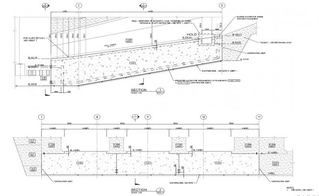 Exterior Wall Section CAD Drawing Download - Cadbull