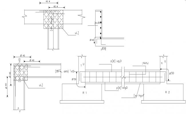 Free Download Commercial Building Column Layout Plan AutoCAD File - Cadbull