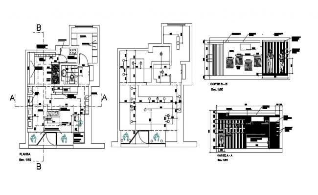 Car dealership store architecture layout plan cad drawing details dwg ...