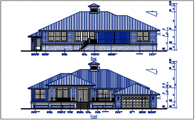 Floors Plan of Lavish Bungalow Design With Terrace Floor ...